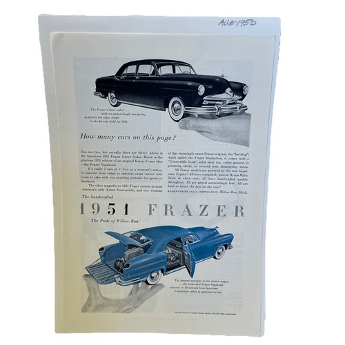 1951 frazer vagabond 4 door - 1951,
