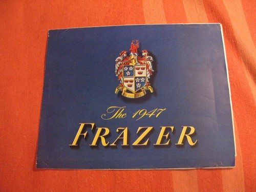 Frazer car brochure - car, 1947